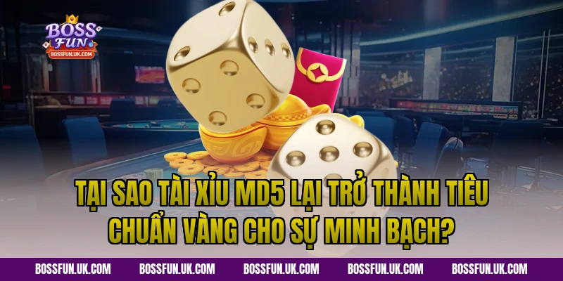 Tại sao Tài xỉu md5 lại trở thành tiêu chuẩn vàng cho sự minh bạch?